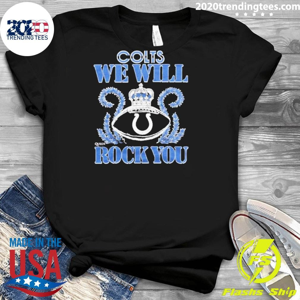 NFL 2026 Indianapolis Colts Homage We Will Rock You Schedule Queen Tri-Blend Shirt