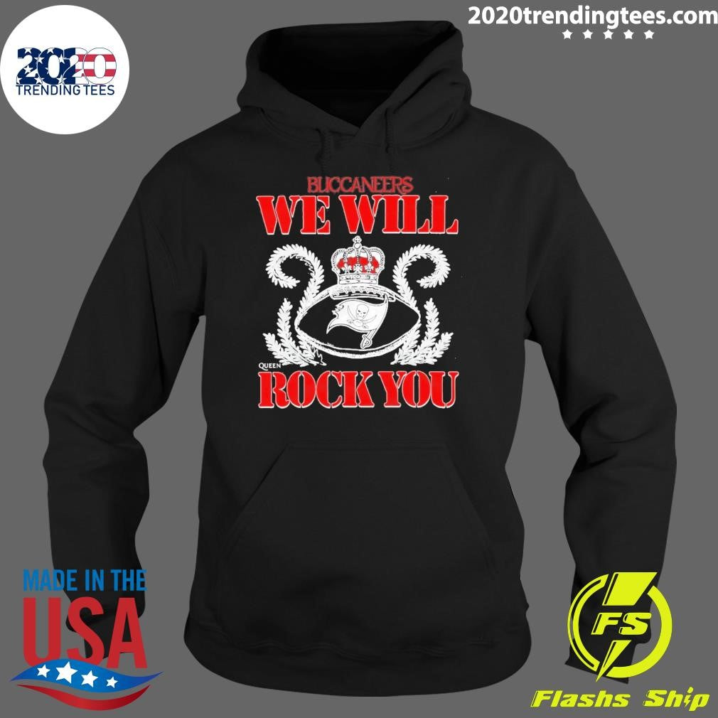 NFL 2026 Tampa Bay Buccaneers Homage We Will Rock You Schedule Queen Tri-Blend Shirt