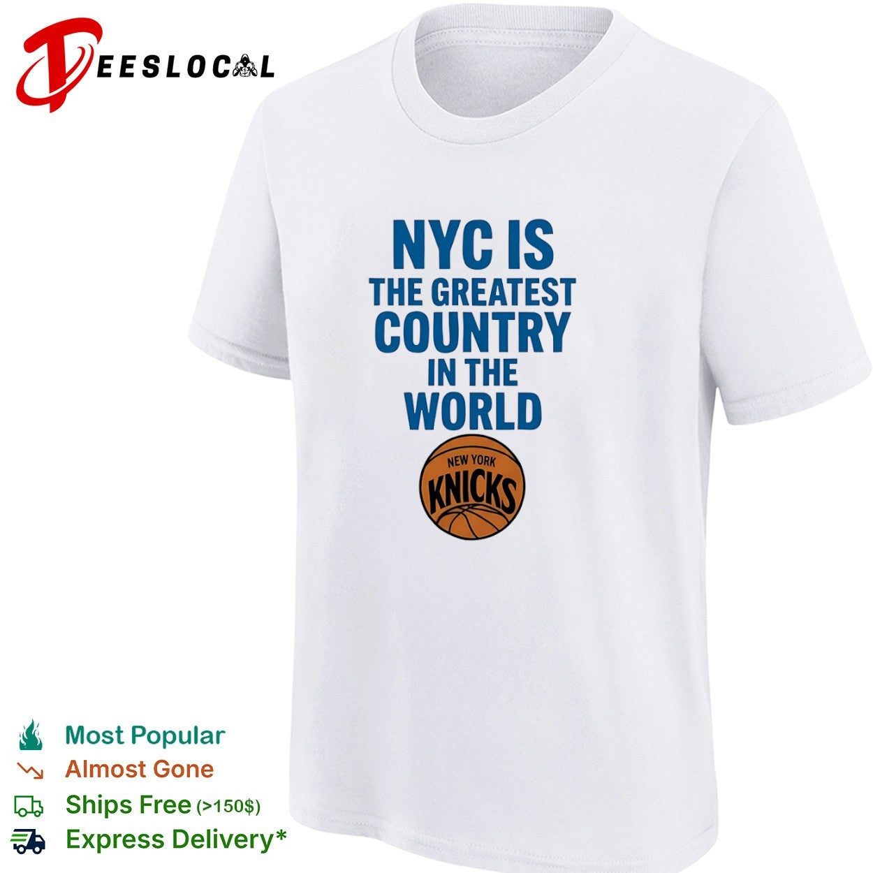 NYC is the greatest country in the world New York Knicks shirt
