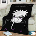 Nagato Pain Anime Quote Fleece Throw Blanket