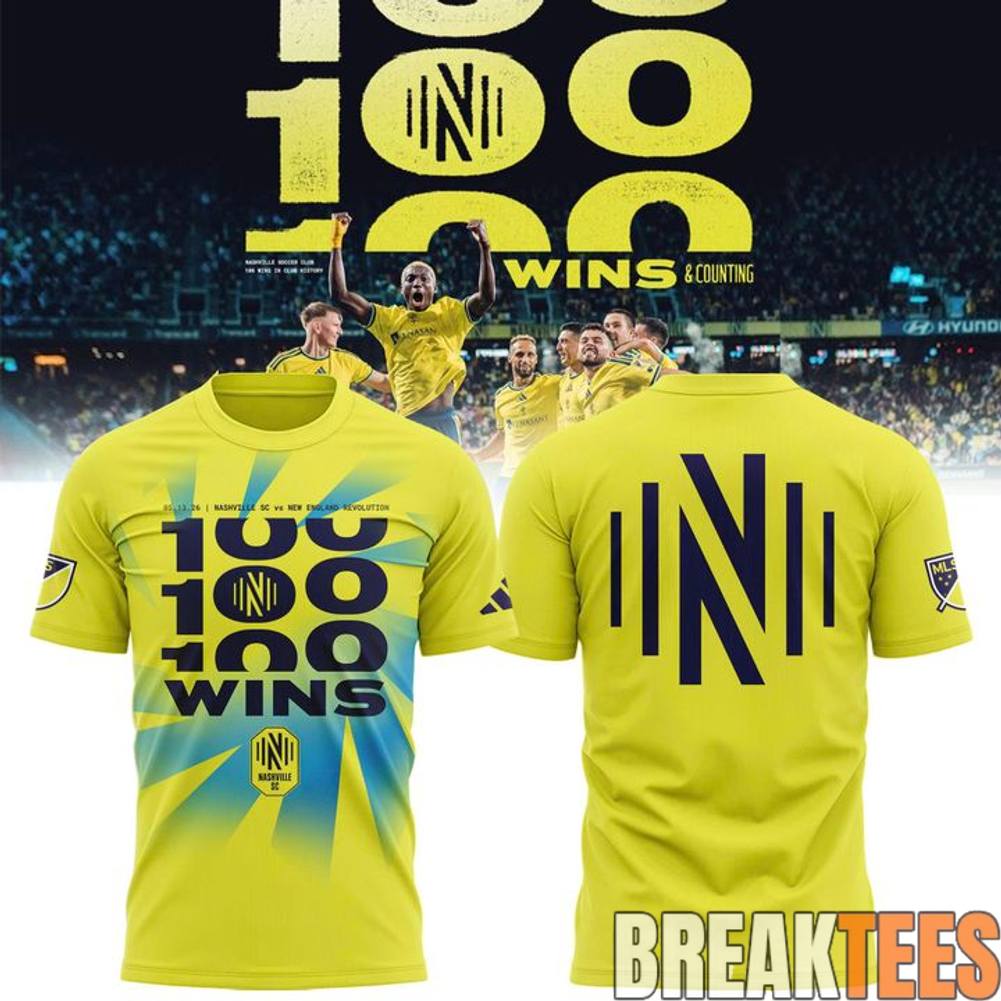 Nashville SC 100 Wins Commemorative Shirt