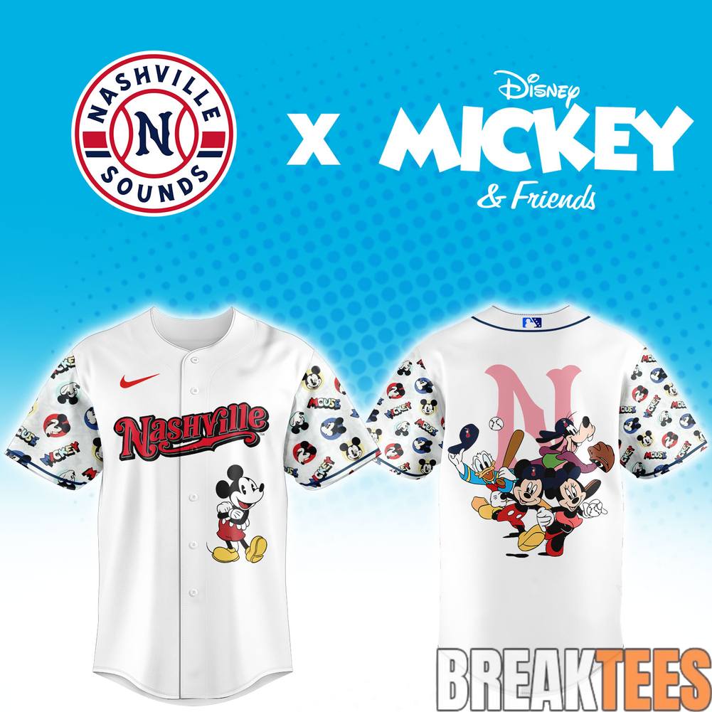 Nashville Sounds x Mickey Friend Special Baseball Jersey