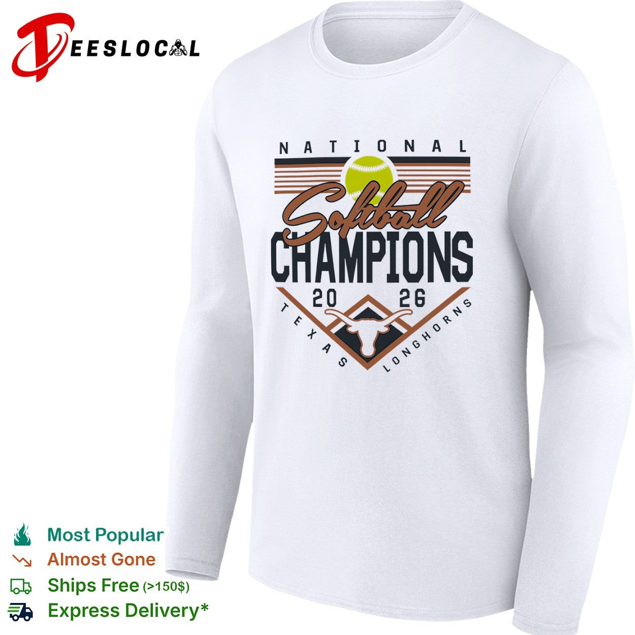 National Softball Champions 2026 Texas Longhorns Softball Team Sports Fan Shirt