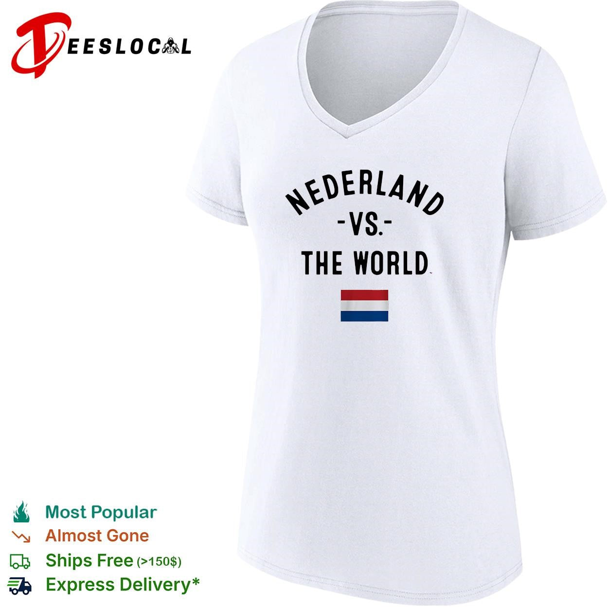 Nederland vs the world Dutch national flag FIFA World Cup 2026 soccer shirt