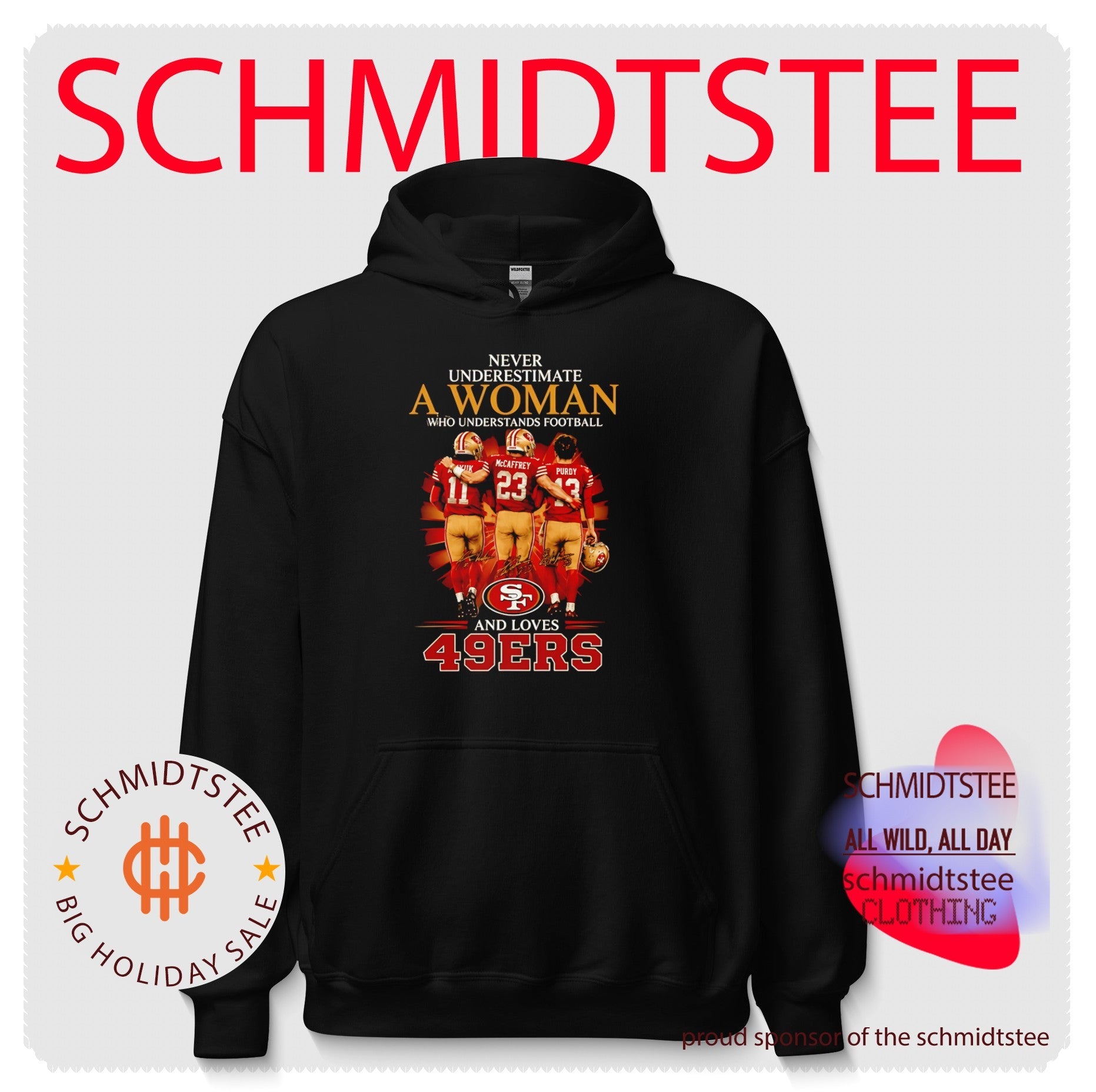 Never Underestimate a Woman Who Loves SF 49ers Football shirt