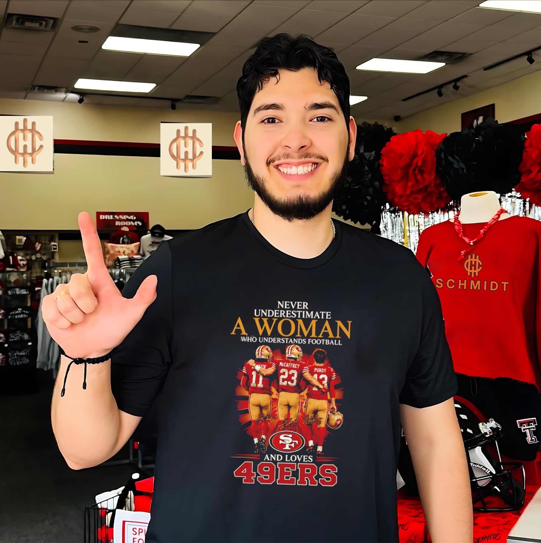 Never Underestimate a Woman Who Loves SF 49ers Football shirt