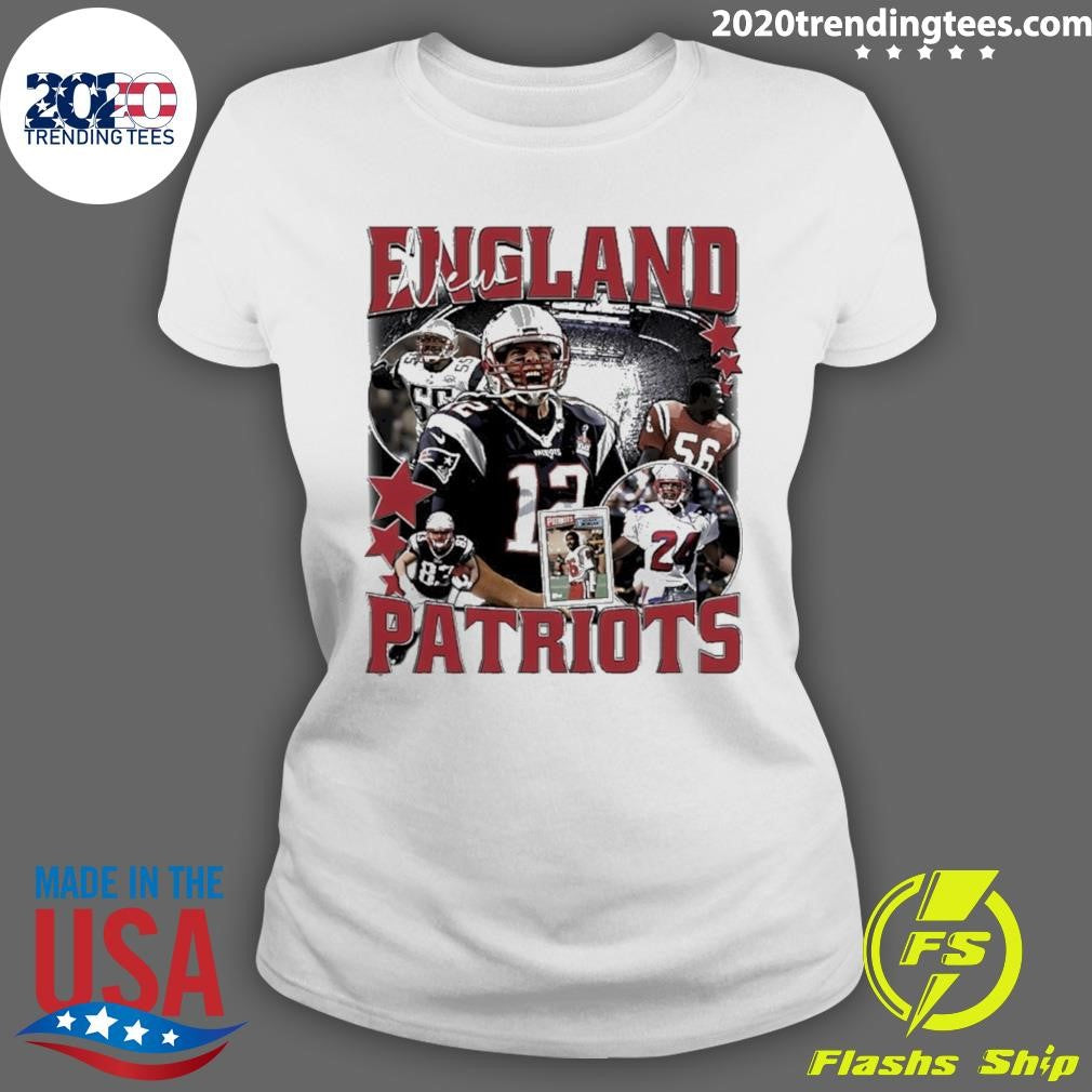 New England Patriots Football 90s Bootleg Vintage Shirt