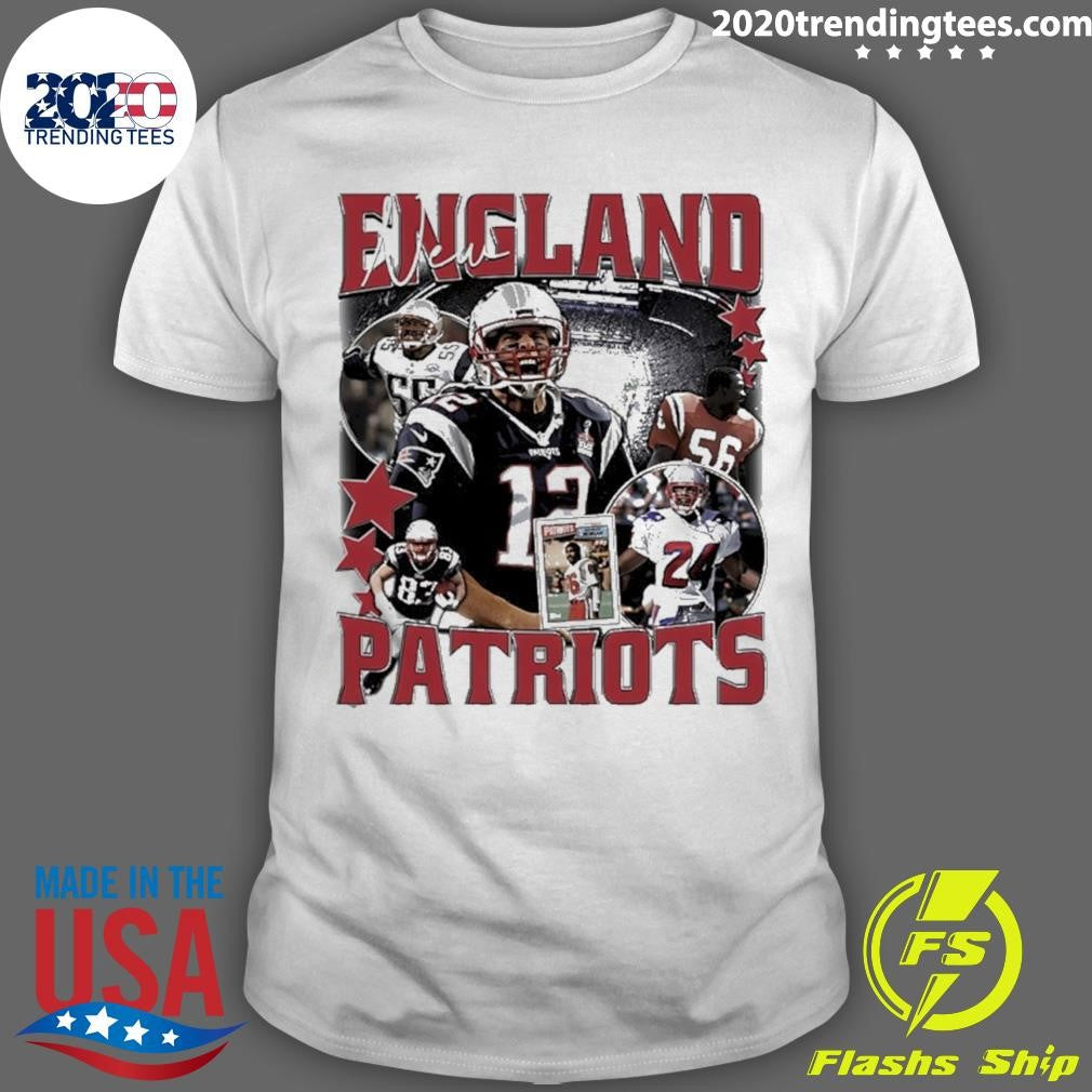 New England Patriots Football 90s Bootleg Vintage Shirt