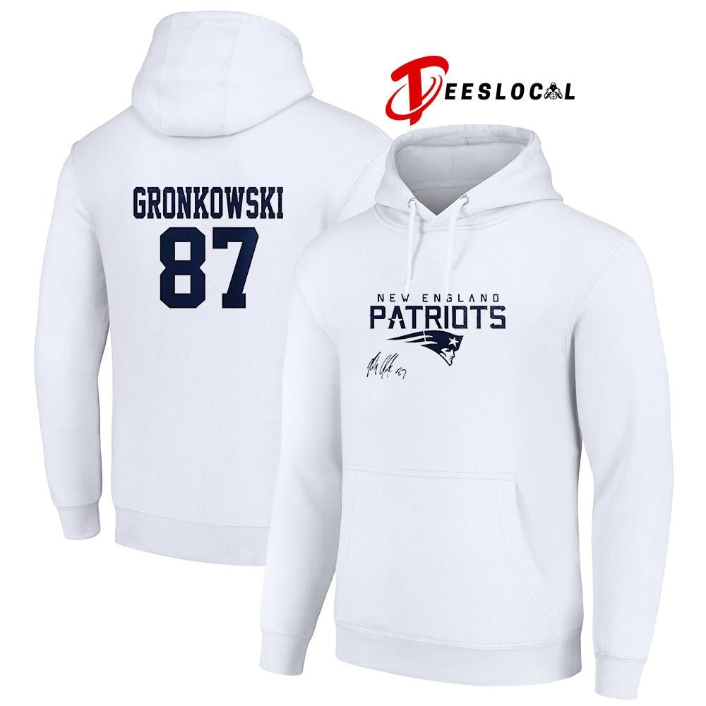 New England Patriots Rob Gronkowski signature shirt