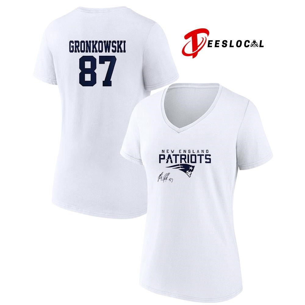 New England Patriots Rob Gronkowski signature shirt