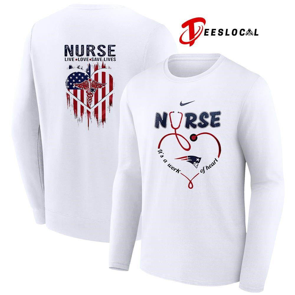 New England Patriots x Army nurse it’s a work of heart shirt