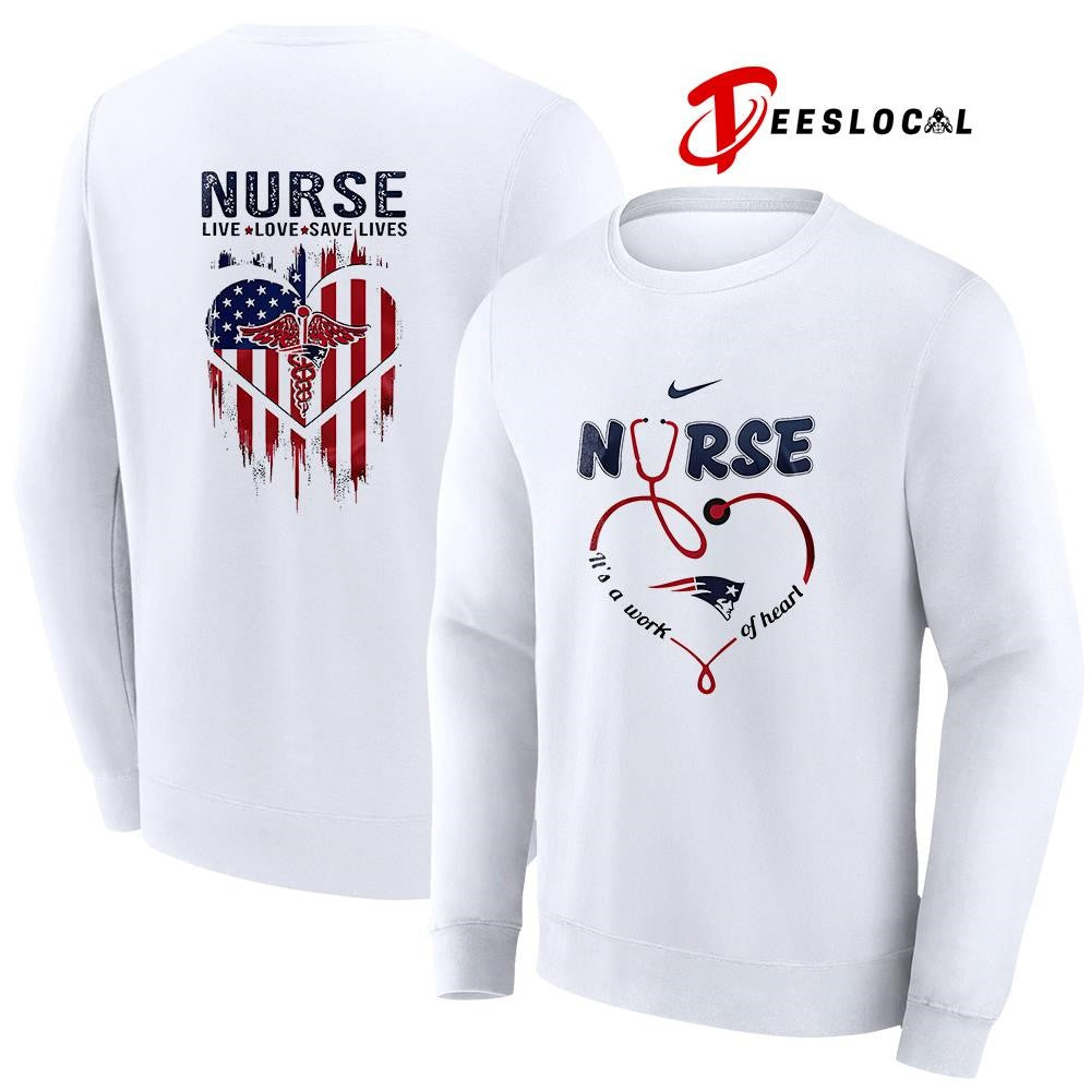 New England Patriots x Army nurse it’s a work of heart shirt