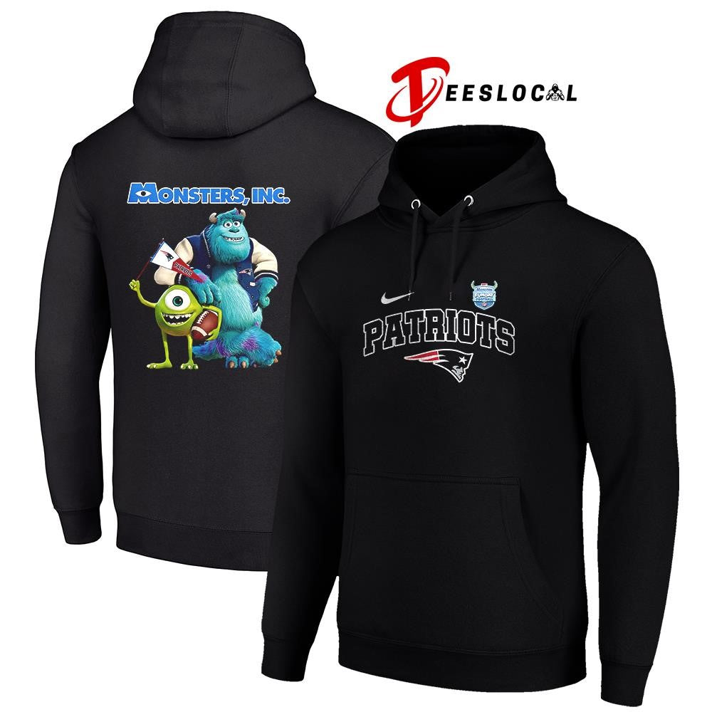 New England Patriots x Monsters inc cartoon shirt