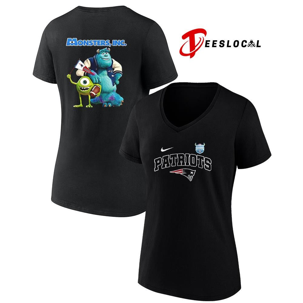 New England Patriots x Monsters inc cartoon shirt