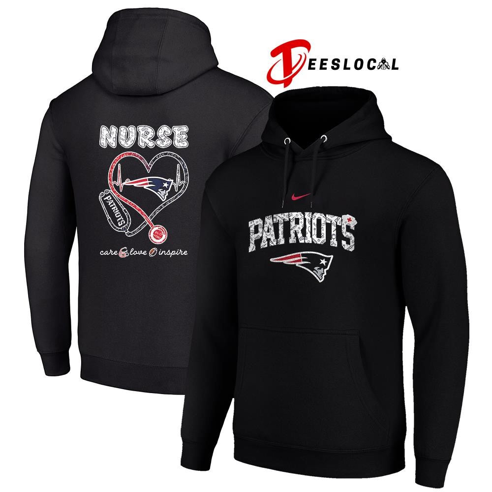 New England Patriots x Nurse care love inspire logo shirt