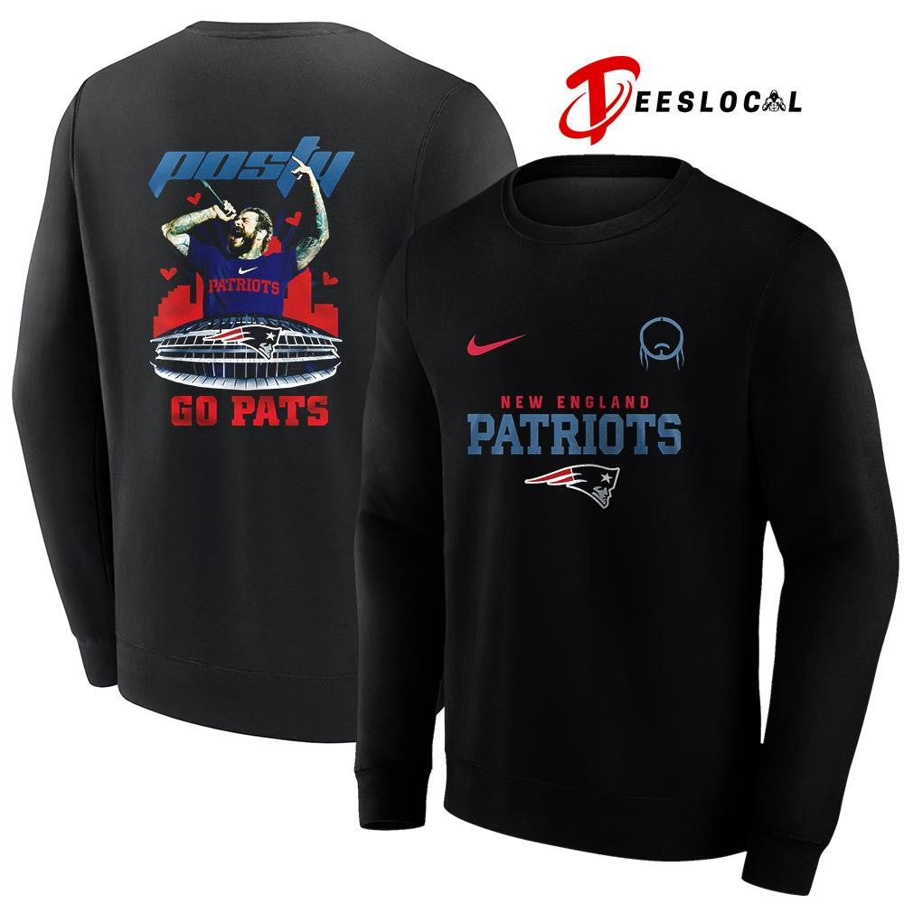 New England Patriots x Post Malone Posty stadium shirt