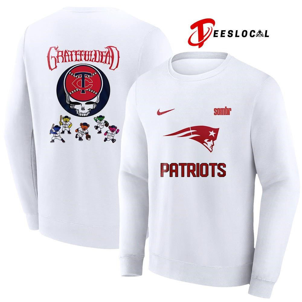 New England Patriots x Sombr The Late Nights and Young Romance tour signature name and number shirt