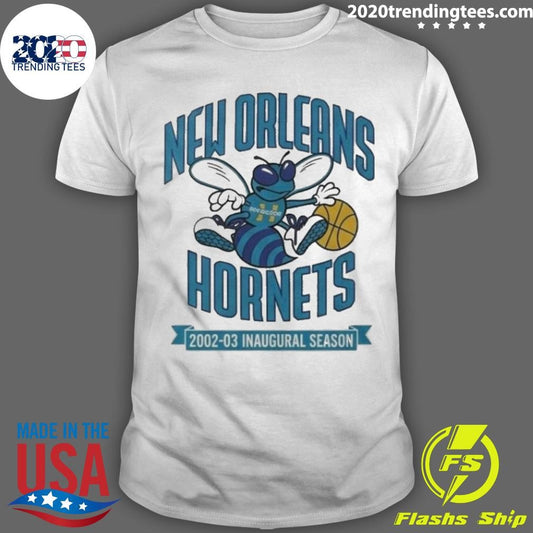 New Orleans Hornets Inaugural Season Shirt