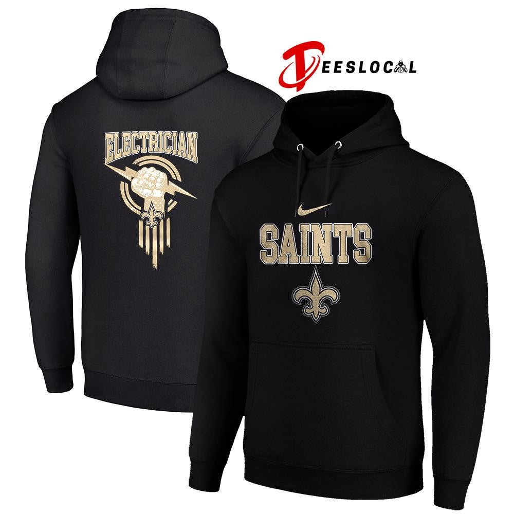 New Orleans Saints x Electrician logo shirt