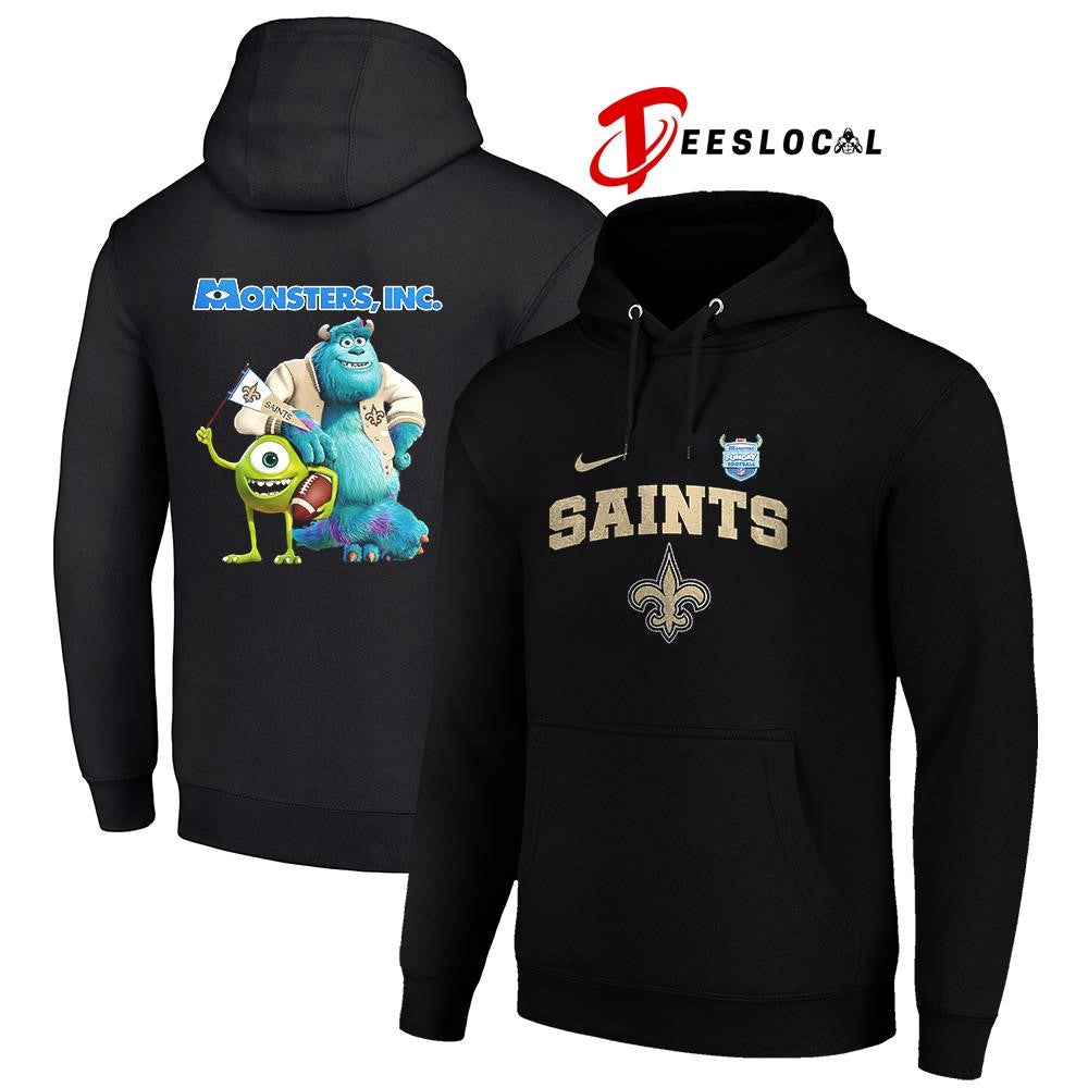New Orleans Saints x Monsters inc cartoon shirt