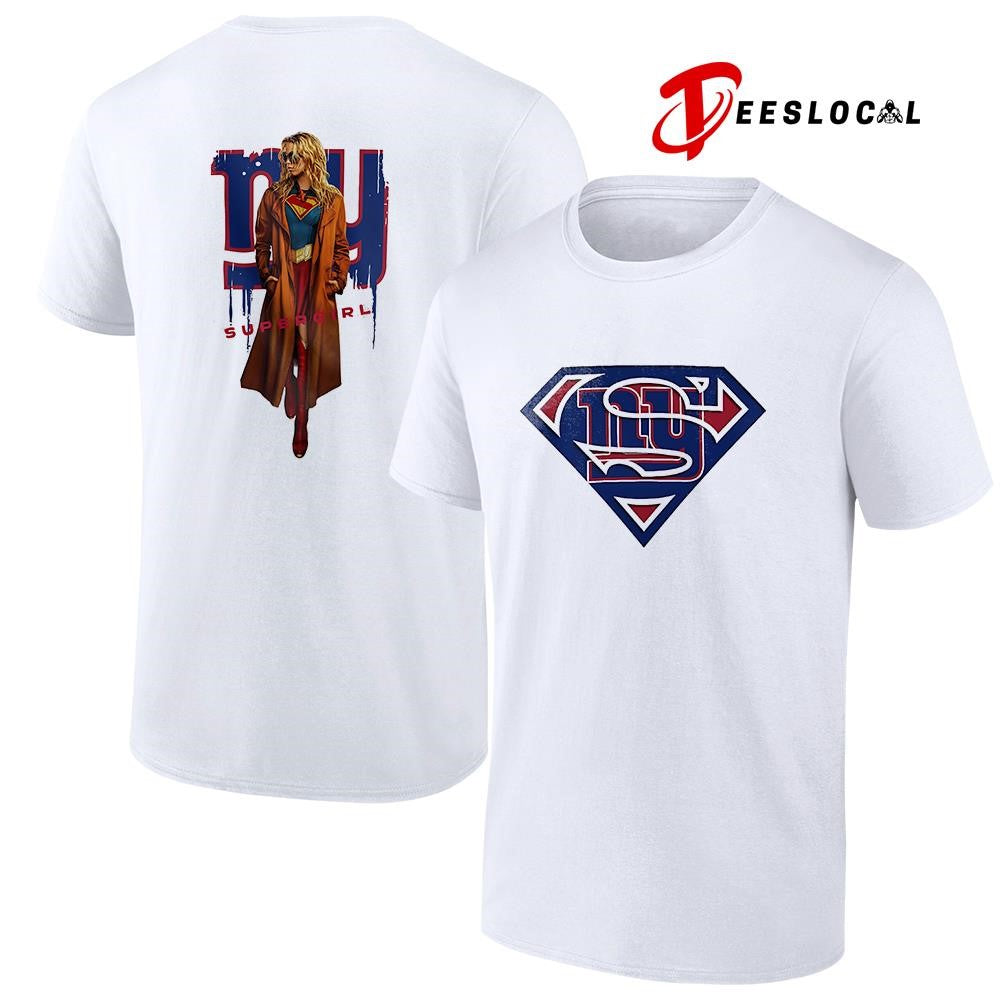 New York Giants x Supergirl graphic shirt