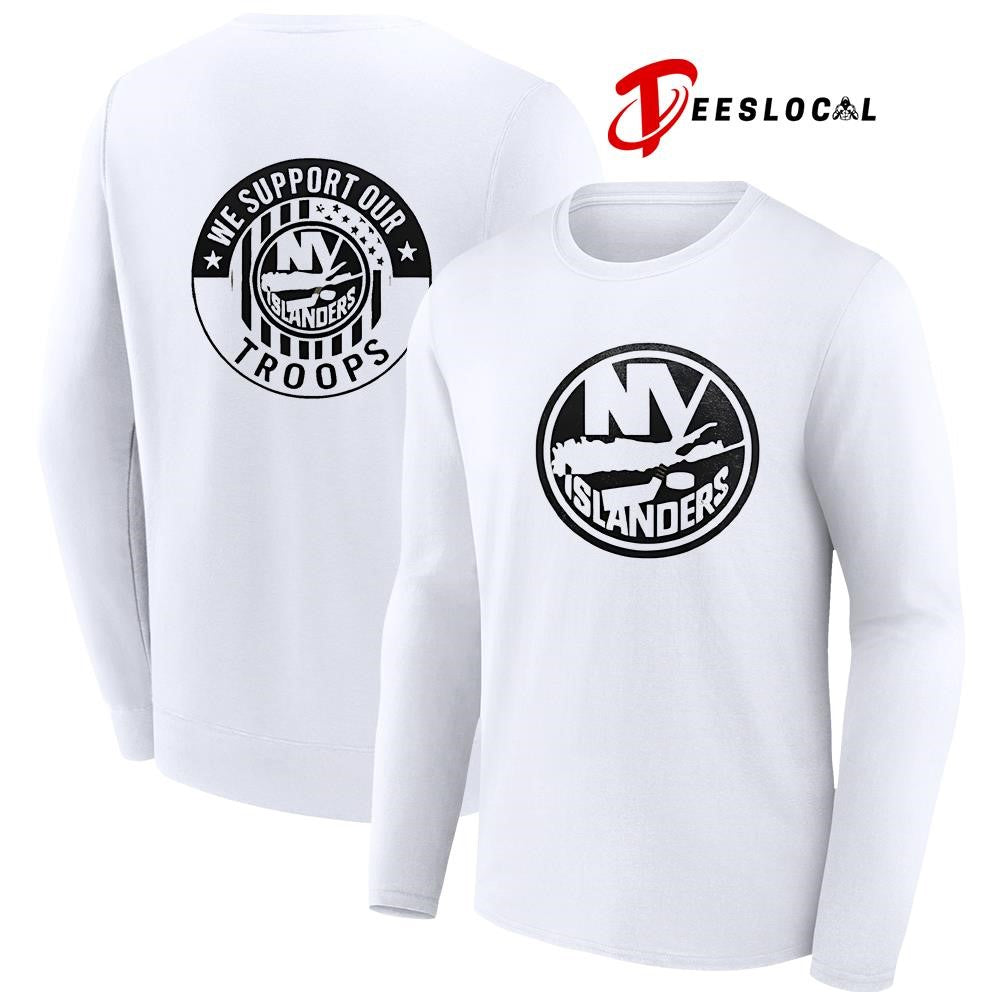 New York Islanders we support our Troops military appreciation shirt