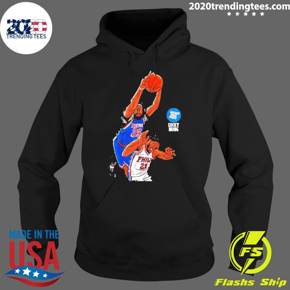 New York Jersey Dunking Over Philadelphia 76ers Player Shirt