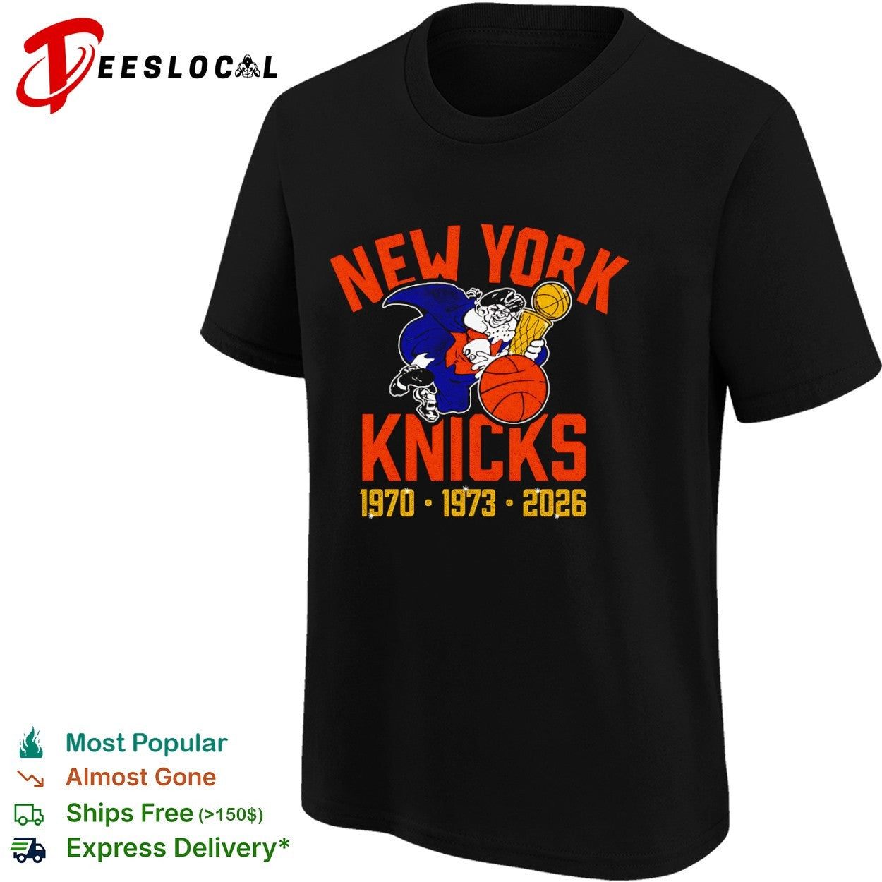 New York Knicks 1970 1973 2026 Father Knickerbocker Trophy Championship basketball shirt