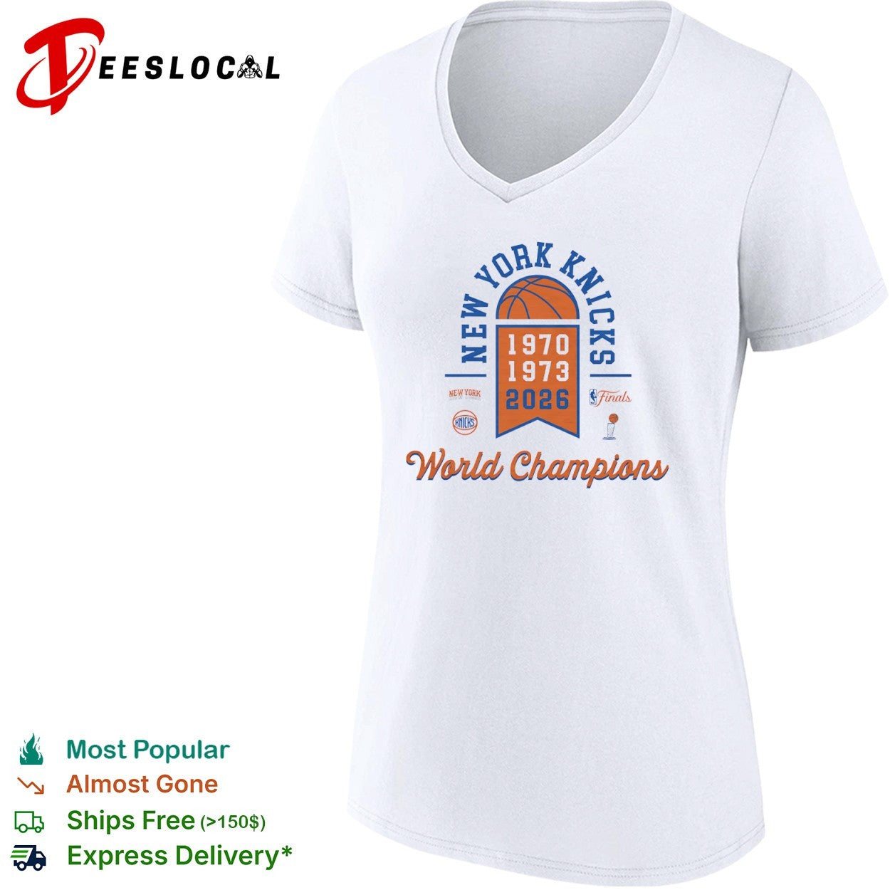 New York Knicks 1970 1973 2026 World Champions Finals Basketball Team Shirt