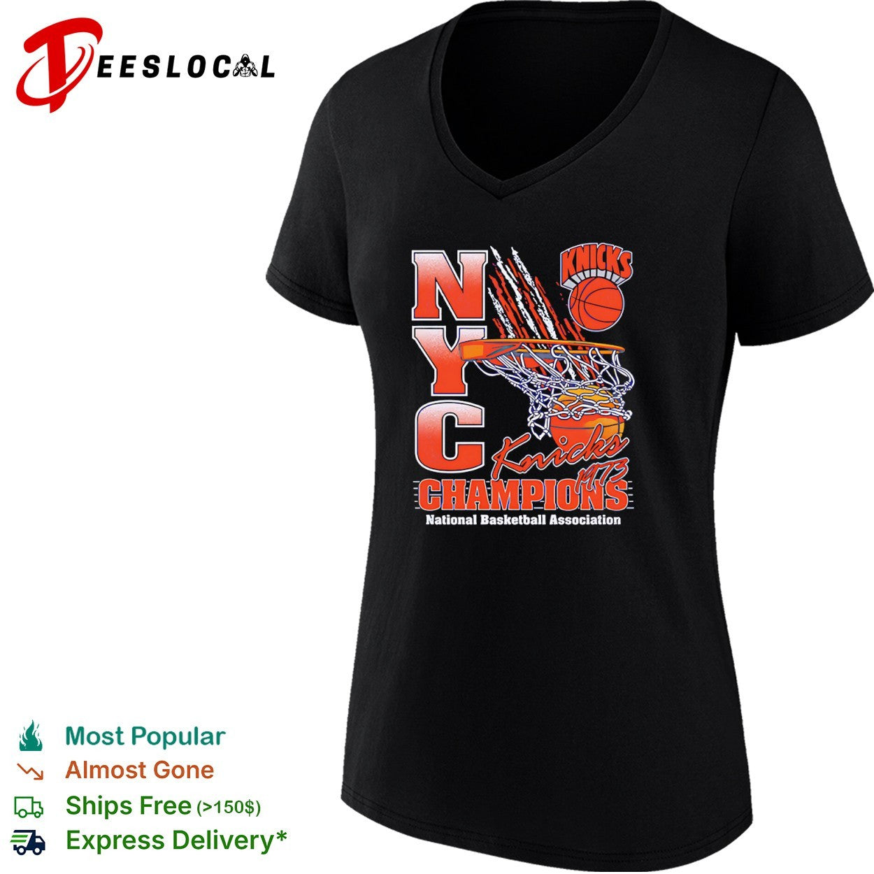 New York Knicks 1973 Champions National Basketball Association NYC shirt