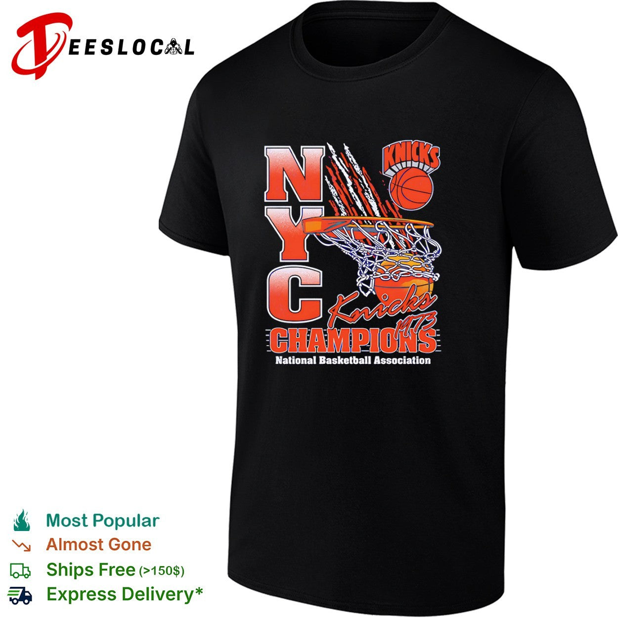 New York Knicks 1973 Champions National Basketball Association NYC shirt