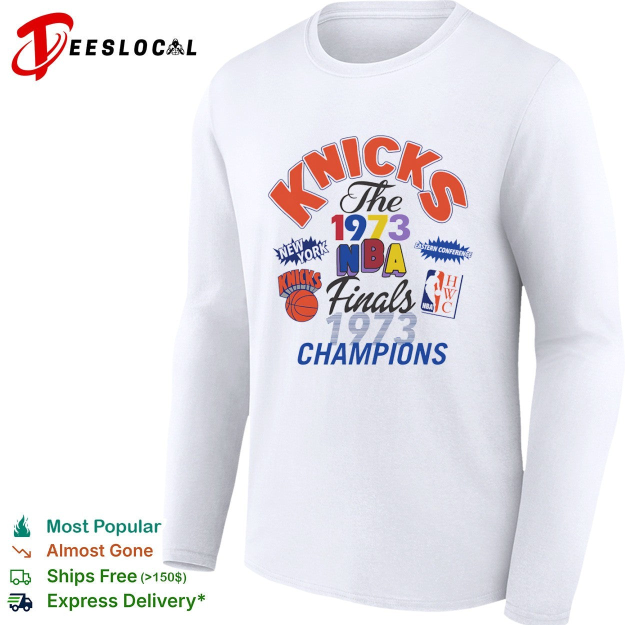New York Knicks 1973 NBA Finals Champions Eastern Conference 1973 shirt