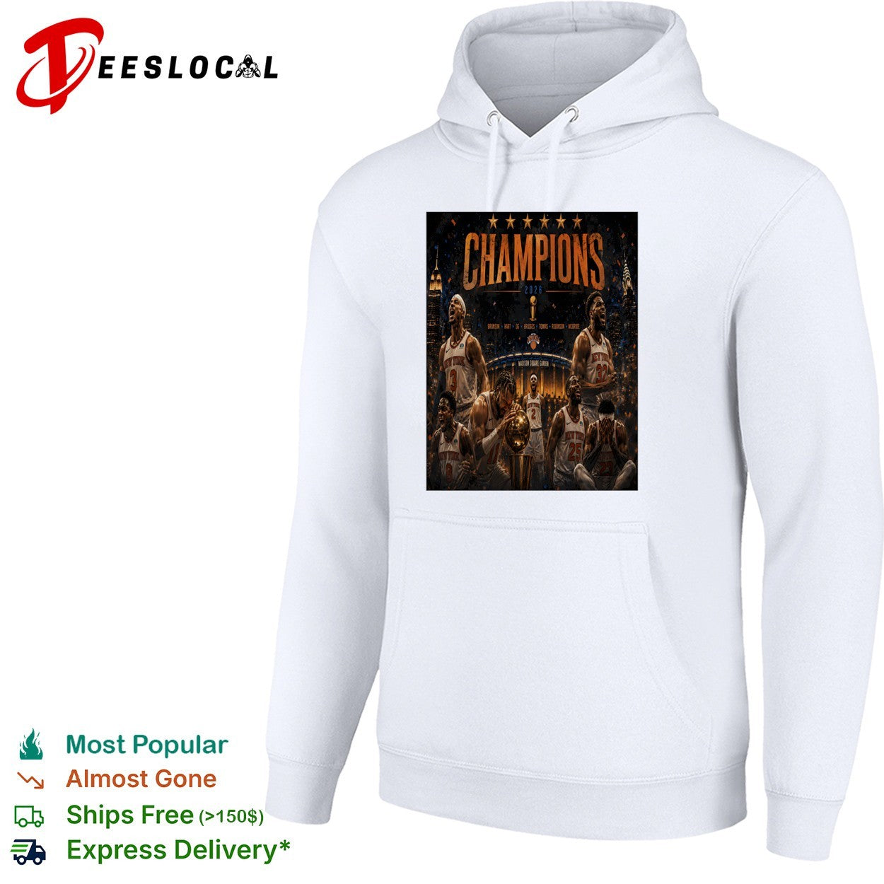New York Knicks 2026 Champions Madison Square Garden shirt