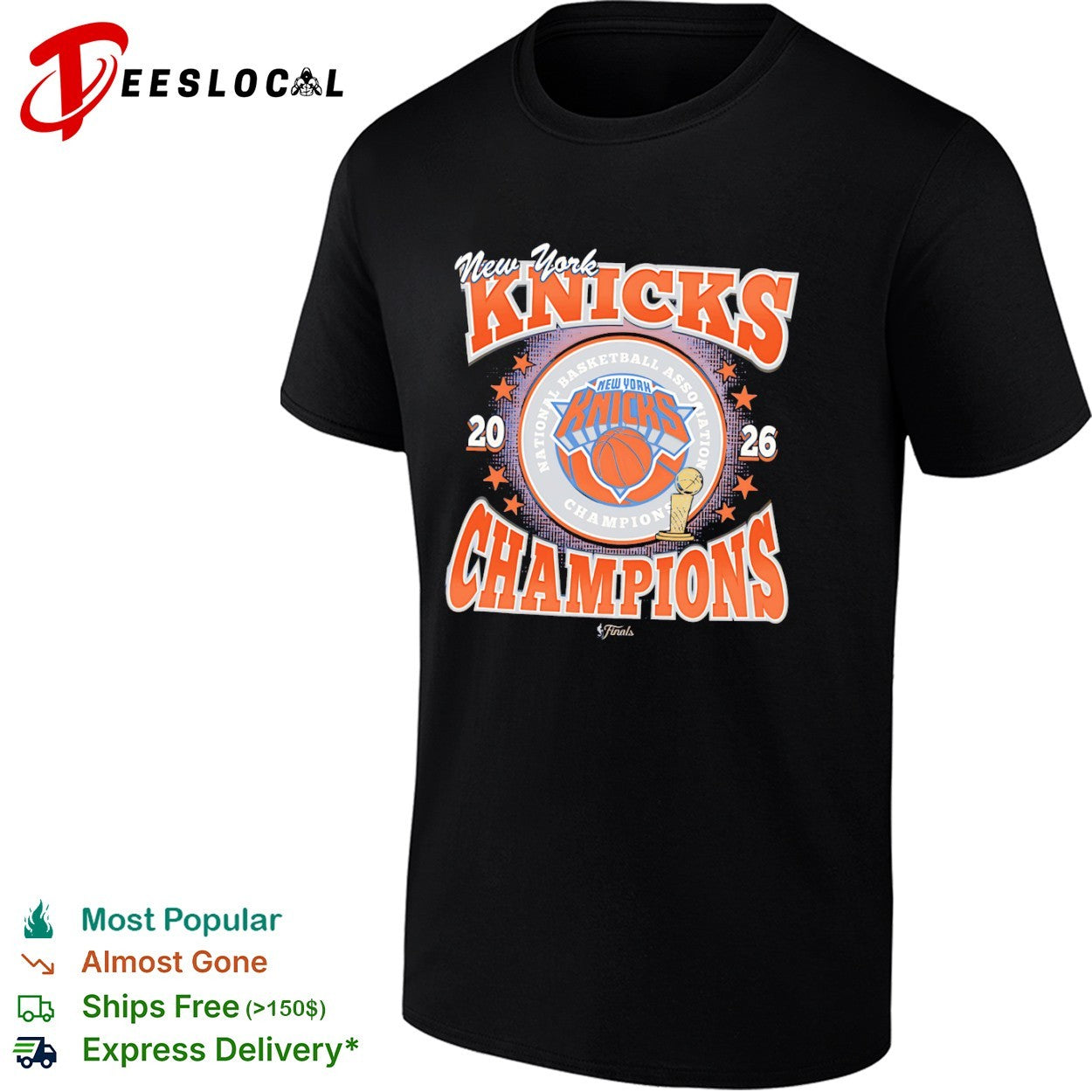 New York Knicks 2026 Champions National Basketball Association Finals Shirt