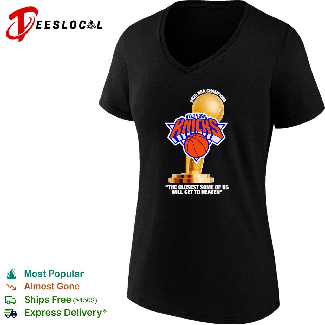 New York Knicks 2026 NBA Champions The closest some of us will get to heaven shirt