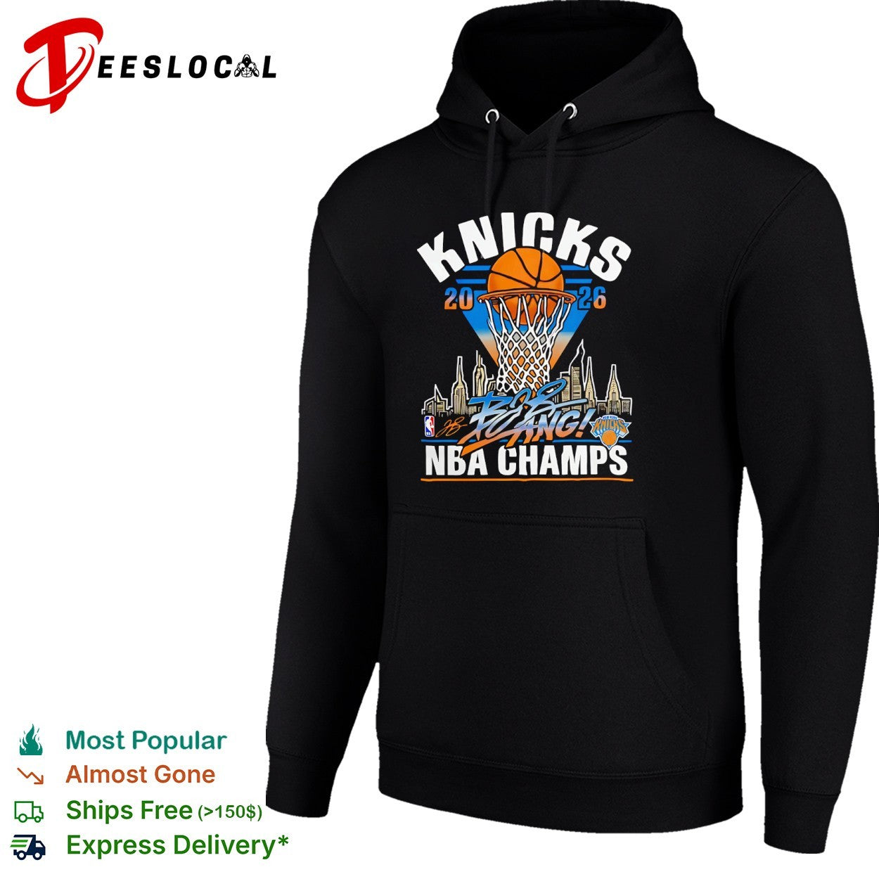 New York Knicks 2026 NBA Champs Bang New York City Basketball Players Shirt