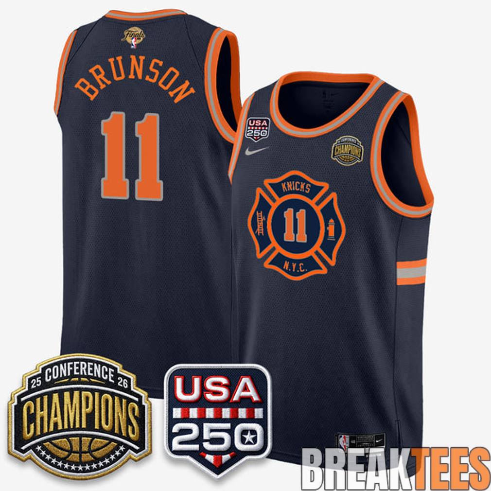 New York Knicks 2026 NBA Eastern Conference Champions City Edition Basketball Jersey