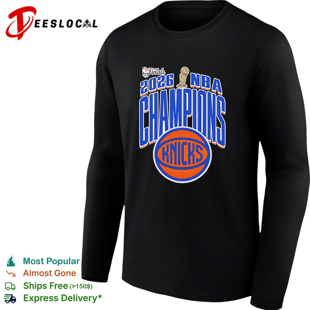 New York Knicks 2026 NBA Finals Champions Basketball Trophy Logo shirt