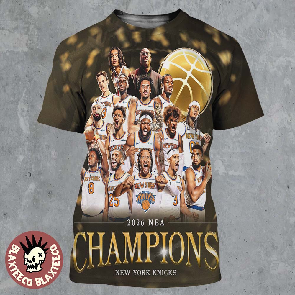 New York Knicks 2026 NBA Finals Champions Defeat San Antonio Spurs All Over Print Shirt