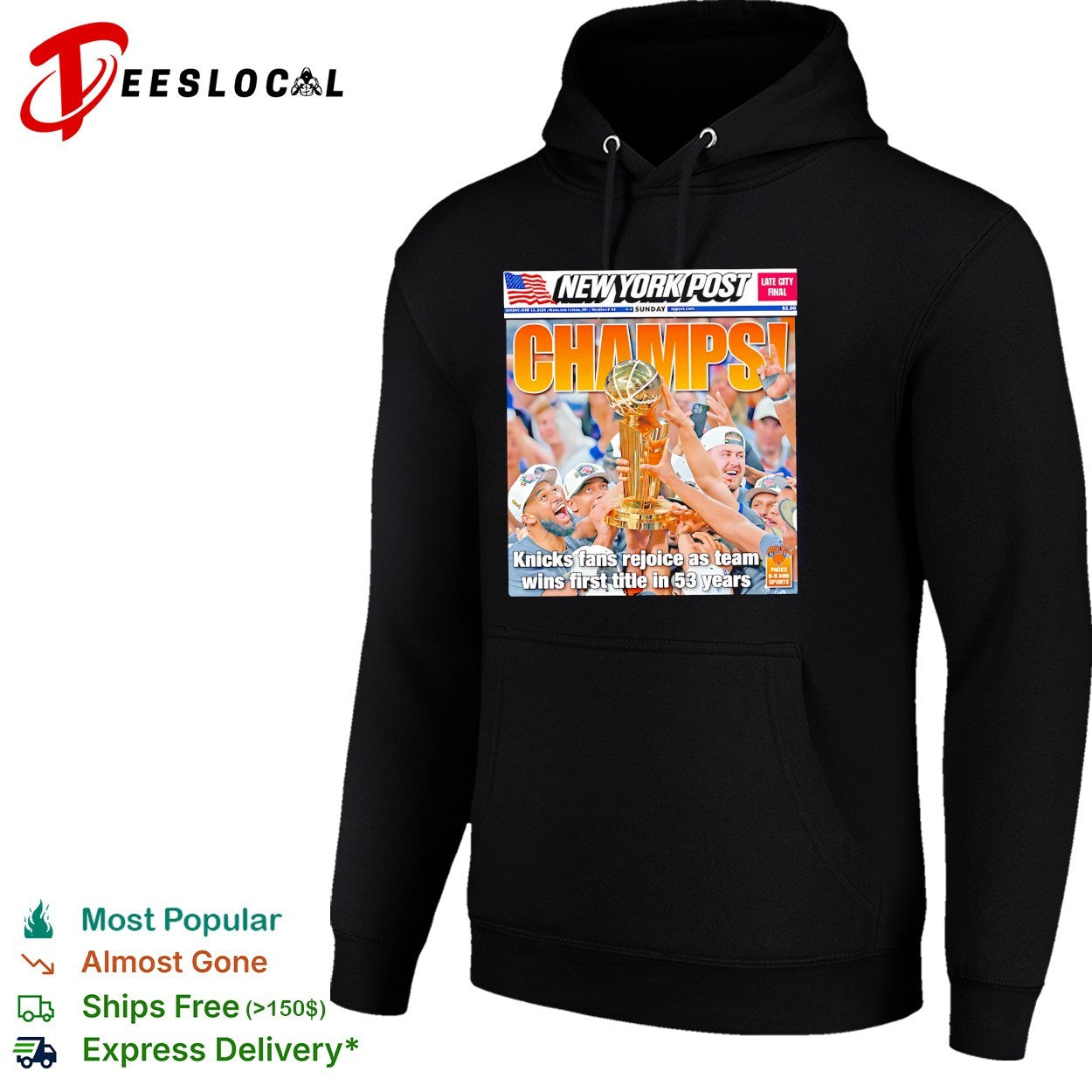 New York Knicks 2026 NBA Finals Champions First Title In 53 Years New York Post Magazine Cover shirt