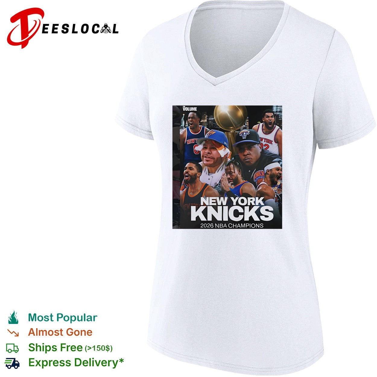 New York Knicks 2026 NBA champions team photo collage shirt