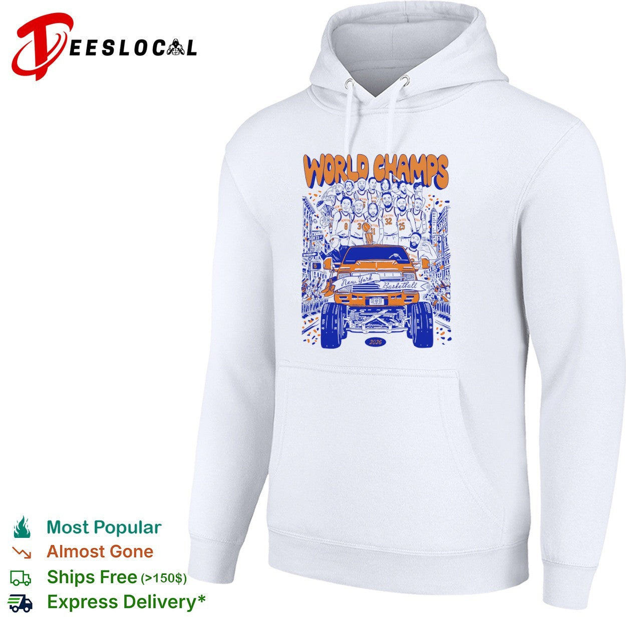 New York Knicks 2026 World Champs Basketball shirt