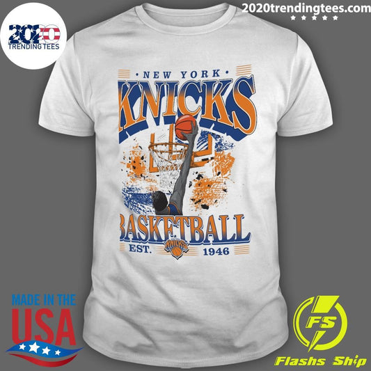 New York Knicks ’47 Regional Foundation Basketball EST 1946 Shirt