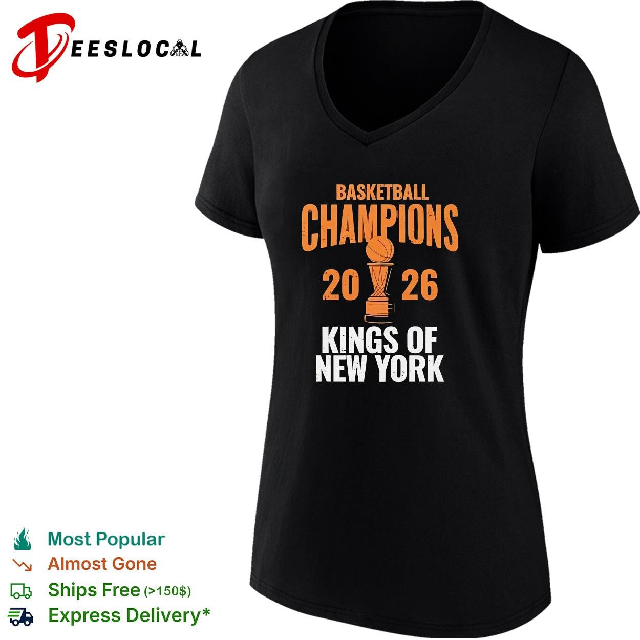 New York Knicks Basketball champions 2026 New York Kings of trophy poster shirt