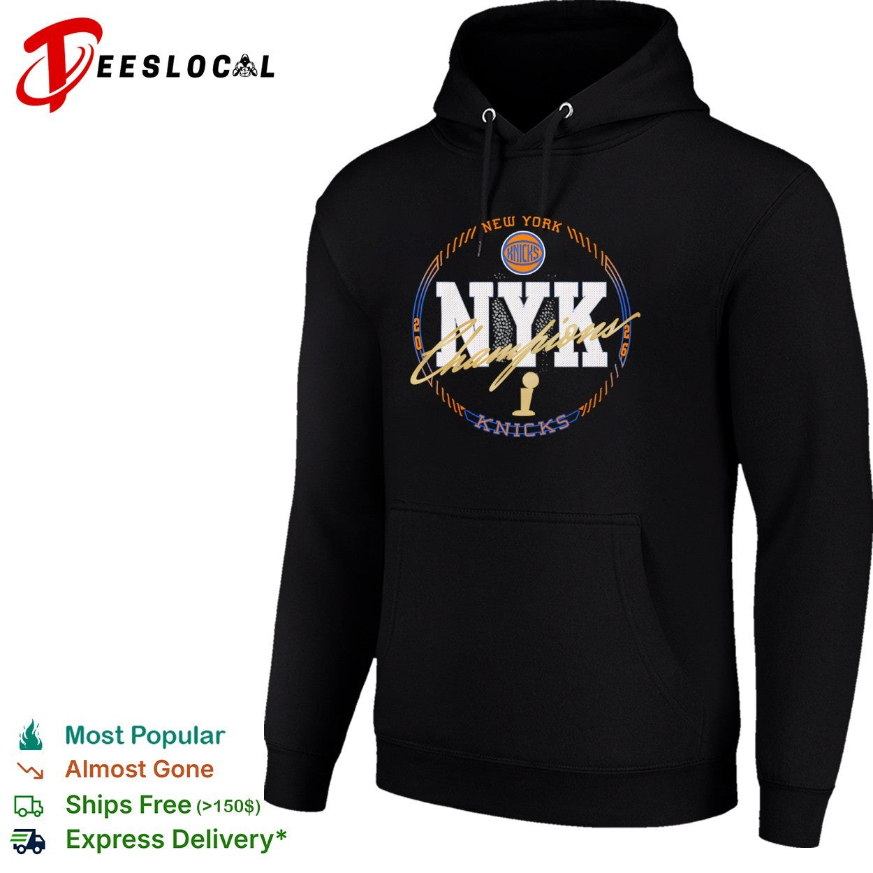 New York Knicks Champions 2026 NYK Basketball Trophy Celebration Team Logo shirt