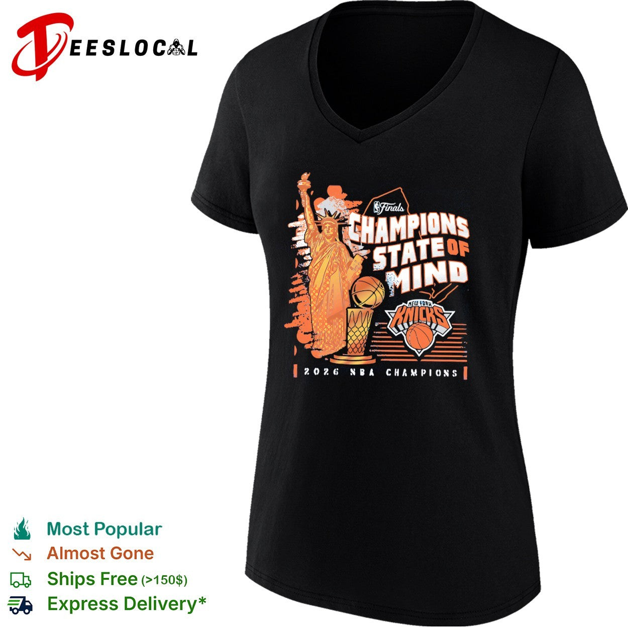 New York Knicks Champions State of Mind 2026 NBA Finals shirt