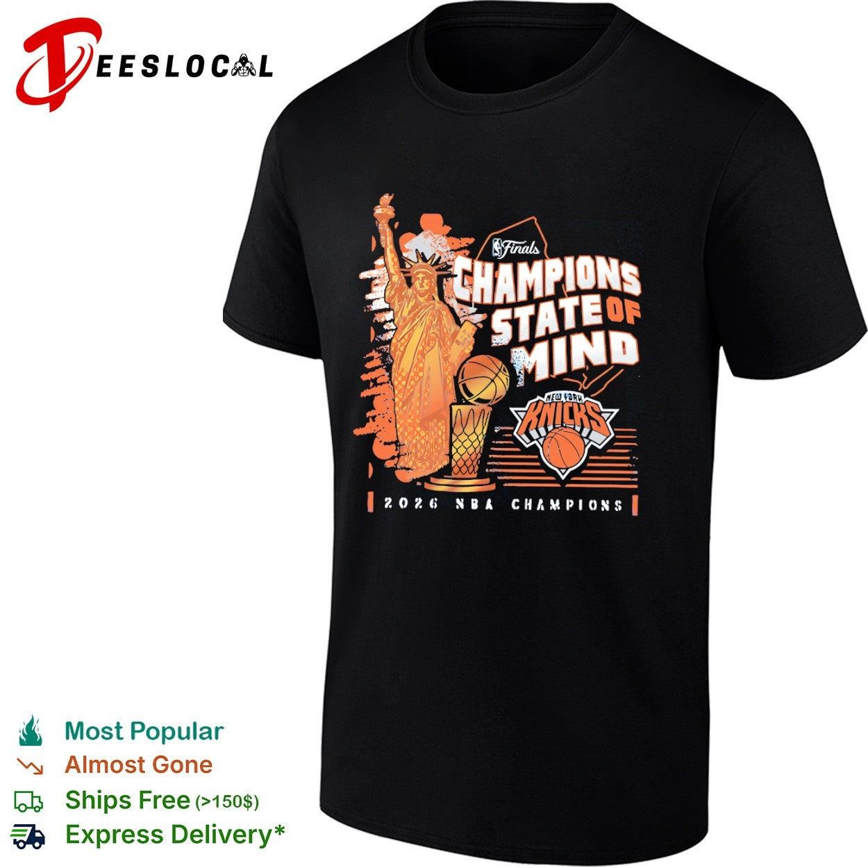 New York Knicks Champions State of Mind 2026 NBA Finals shirt