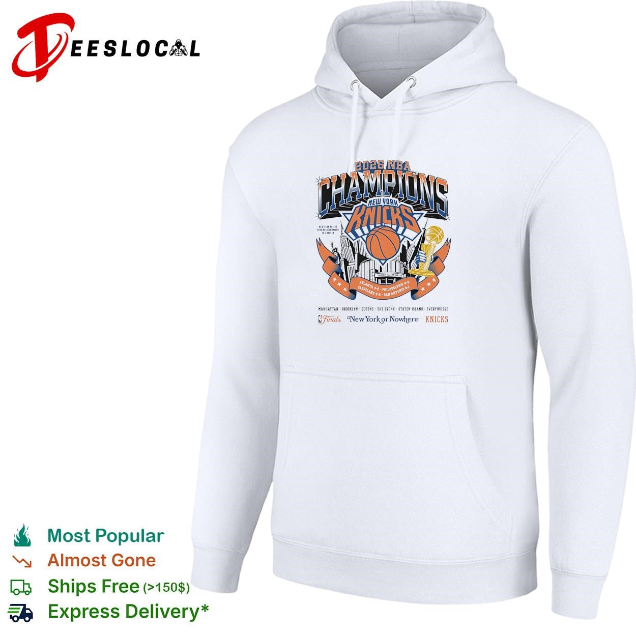 New York Knicks Champions boroughs banner basketball poster shirt