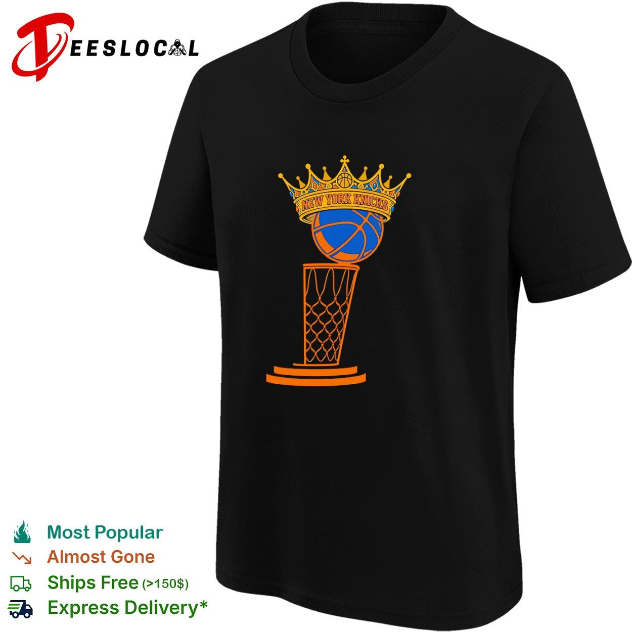 New York Knicks Championship Crown Basketball shirt
