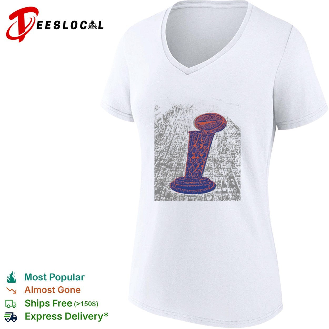 New York Knicks Championship Trophy NBA Basketball shirt
